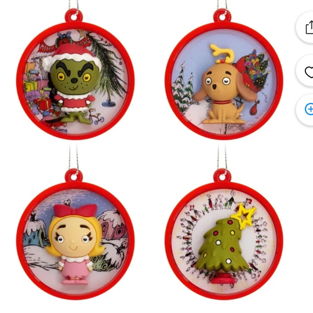 Hallmark Grinch Christmas Character Ornaments